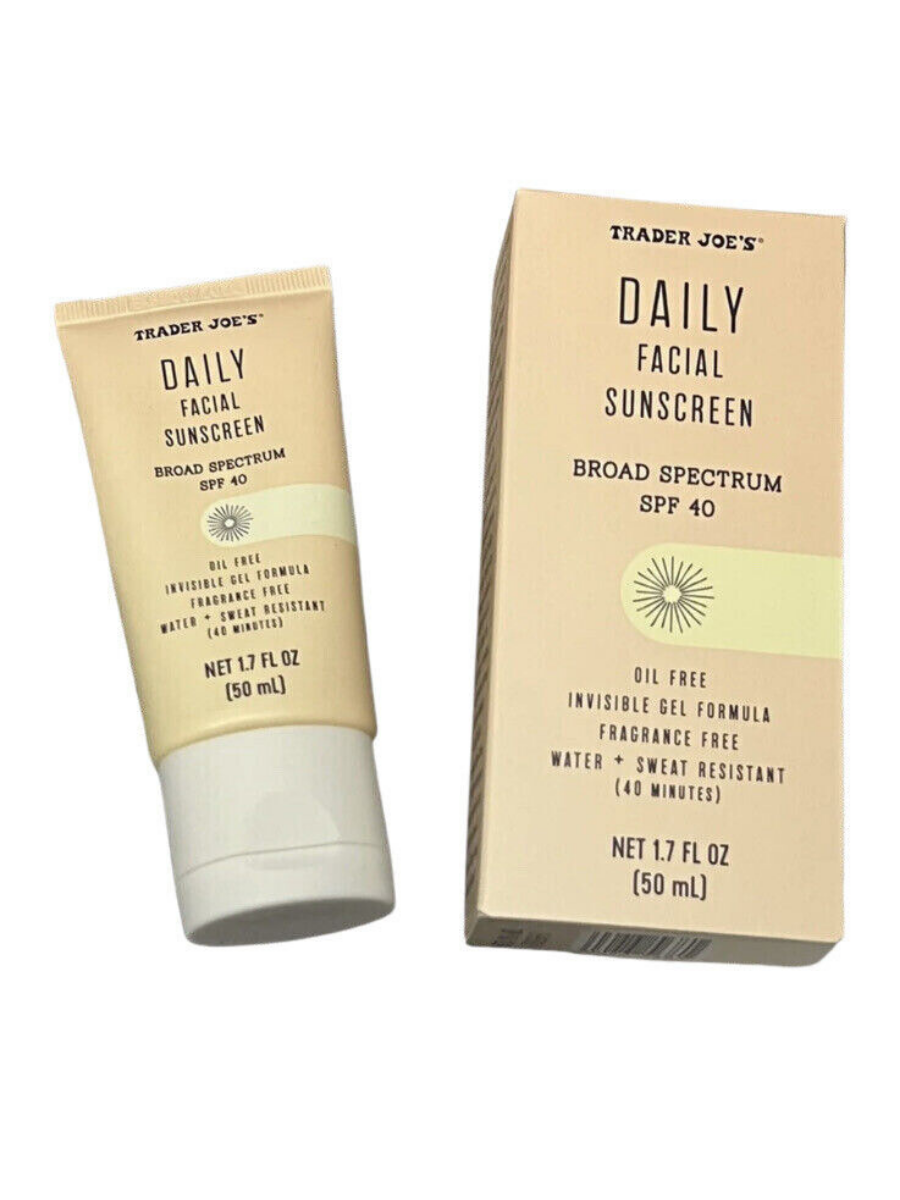 Trader Joe's Daily Facial Sunscreen SPF 40 is a Reflect Beauty must-have