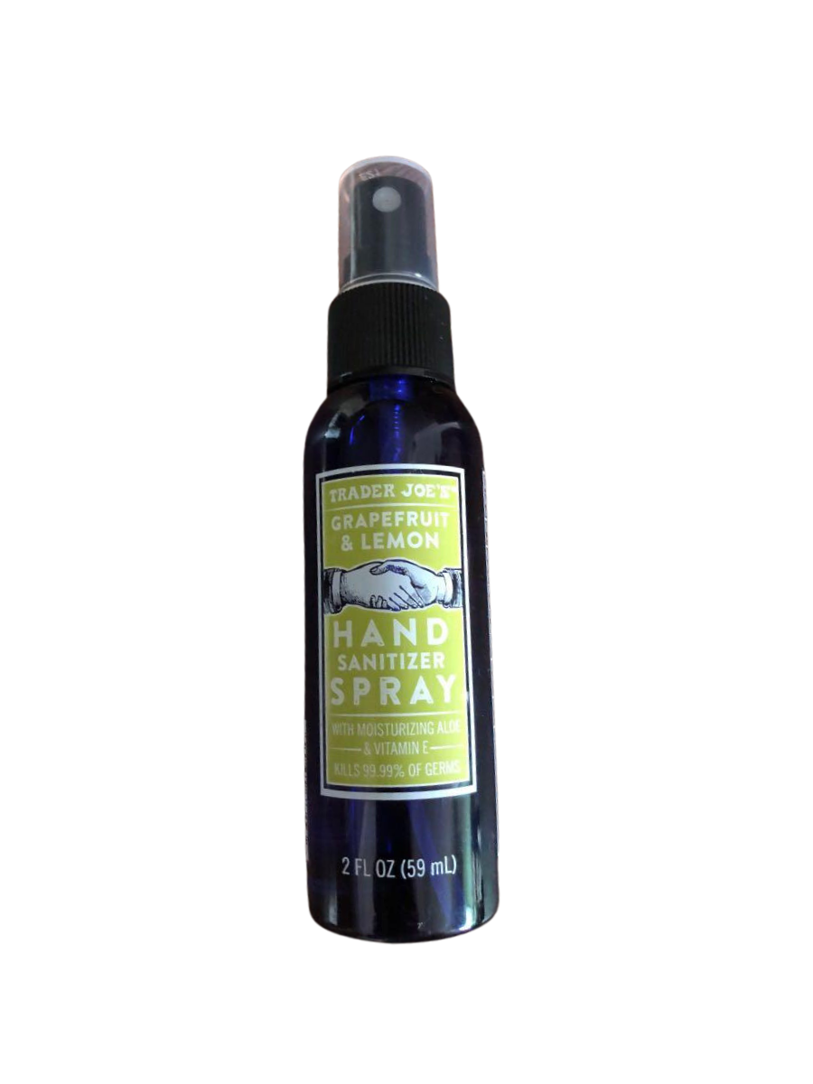 Trader Joe's Grapefruit and Lemon Hand Sanitizer Spray is a Reflect Beauty must-have