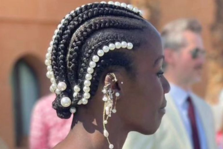 Pearl Bridal Hair Trend on Nicola St Louis | Reflect Beauty