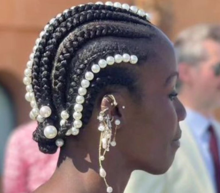 Pearl Bridal Hair Trend on Nicola St Louis | Reflect Beauty