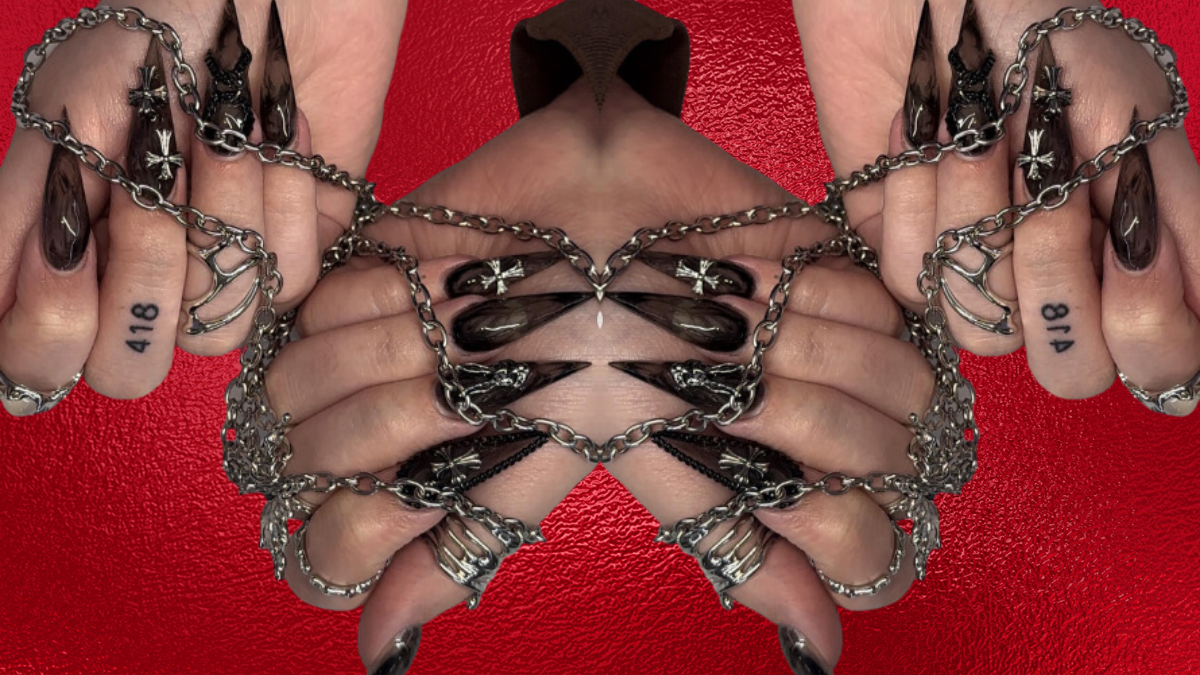 goth nails