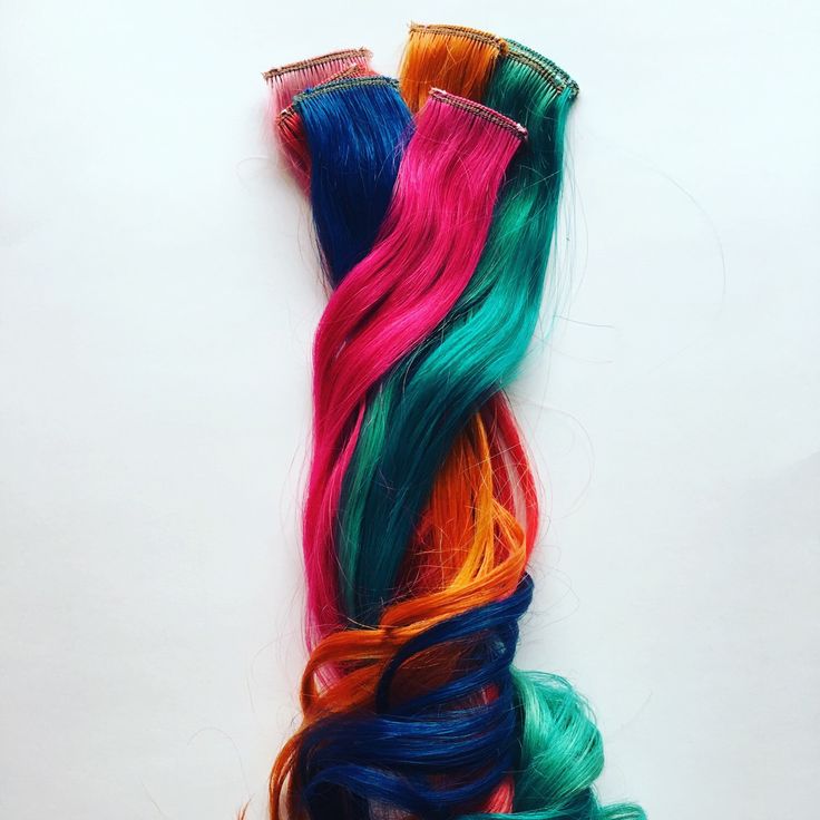 Clip In Human Hair Extensions Streaks